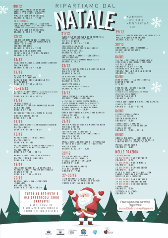 Calendario eventi Natale 2021